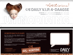 Daily presenteert haar fall/winter collectie tijdens de nieuwe VIP4Daagse!